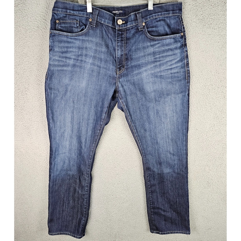 Fidelity Denim Jeans Mens 40 Impala Caspian Soft Touch Flex‎ Denim Stretch USA